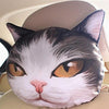 Pillow/Headrest Vogue 3D & Charcoal Package Automotive Pillow -Car Neckpillow Bloodcurdling Animal Head Portrait Plush Neck